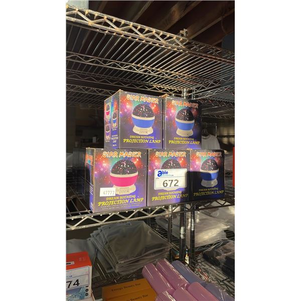 *NEW IN BOX* (11) STAR MASTER DREAM ROTATING PROJECTION LAMPS