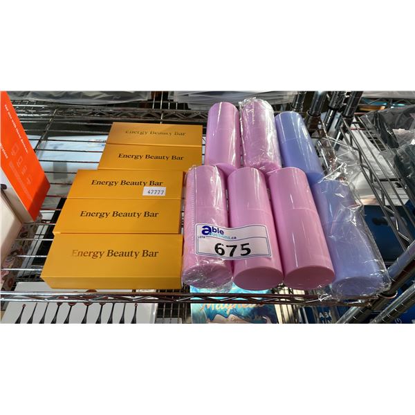 *NEW* (5) ENERGY BEAUTY BARS & MAKEUP BRUSH SETS