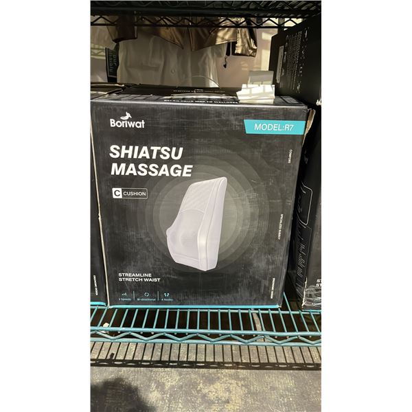*NEW IN BOX* BORIWAT SHIATSU MASSAGE CUSHION MODEL R7 (GREY)