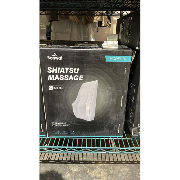 *NEW IN BOX* BORIWAT SHIATSU MASSAGE CUSHION MODEL R7 (GREY)