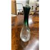 Image 2 : VAL ST. LAMBERT SIGNED 10" MID CENTURY CRYSTAL BUD VASE