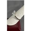 Image 3 : NEW .925 SILVER 2 CT PEAR CUT SIMULATED DIAMOND (CZ) TRINITY RING WITH PEAR SIDE STONES