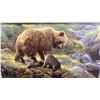 Image 2 : ROBERT BATEMAN "GRIZZLY AND CUBS" PRINT (33 3/4" X 24 3/4" FRAMED)