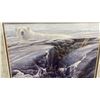 Image 2 : ROBERT BATEMAN "ARCTIC LANDSCAPE - POLAR BEAR" PRINT (20 1/2" X 19 1/2" FRAMED)
