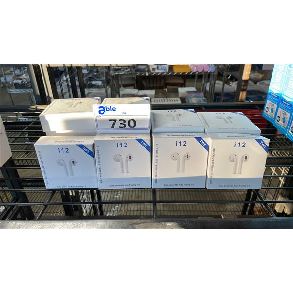 *NEW IN BOX* (18) I12 WIRELESS EARBUDS