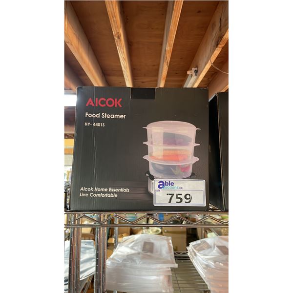 *NEW IN BOX* AICOK FOOD STEAMER HY-4401S