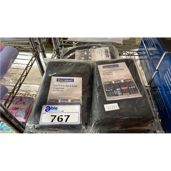 *NEW* (5) BUYSMART CAR/TRUCK BACK SEAT ORGANIZERS