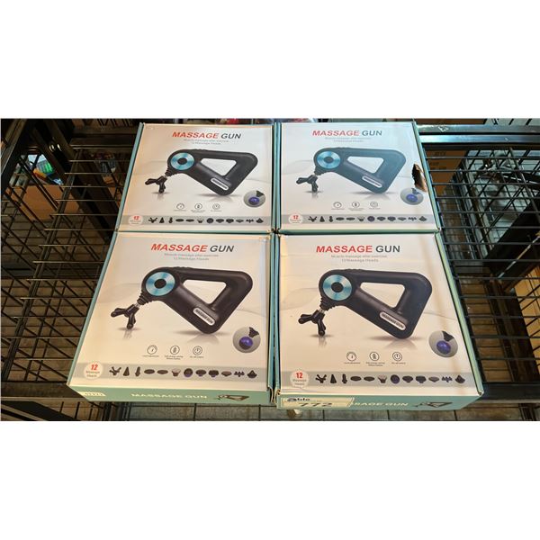 *NEW IN BOX* (4) MASSAGE GUNS