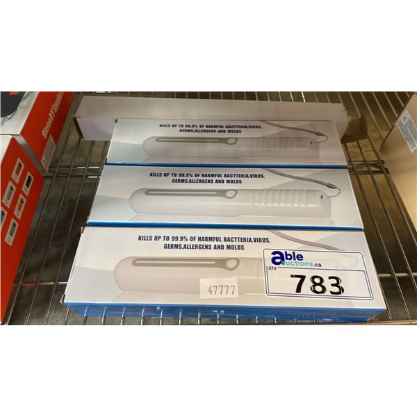 *NEW IN BOX* (3) ANTIBACTERIAL UV-C LIGHTS & UV LIGHT