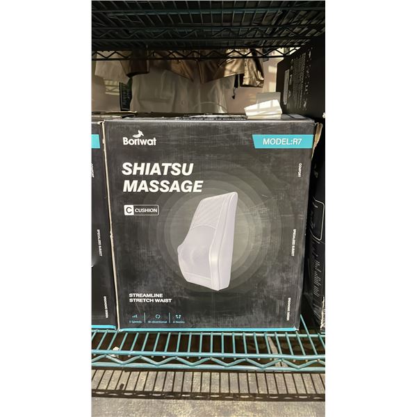 *NEW IN BOX* BORIWAT SHIATSU MASSAGE CUSHION MODEL R7 (GREY)