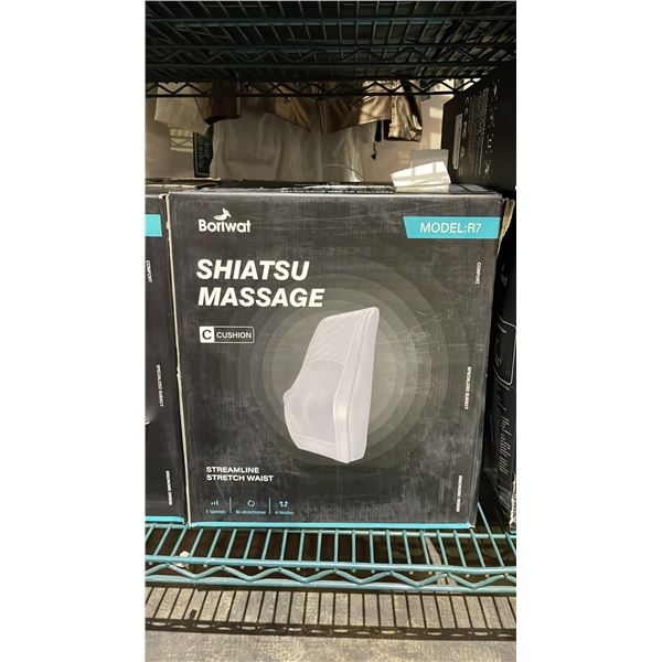 *NEW IN BOX* BORIWAT SHIATSU MASSAGE CUSHION MODEL R7 (GREY)