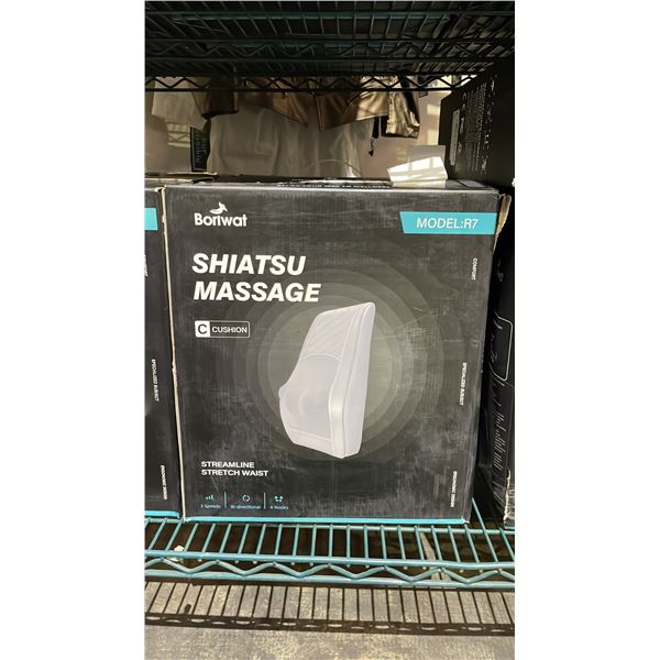 *NEW IN BOX* BORIWAT SHIATSU MASSAGE CUSHION MODEL R7 (GREY)