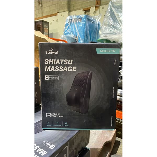 *NEW IN BOX* BORIWAT SHIATSU MASSAGE CUSHION MODEL R7 (BLACK)