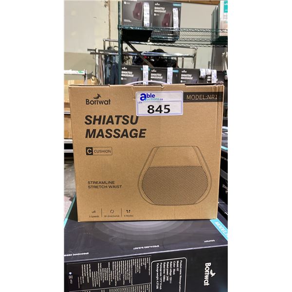 *NEW IN BOX* BORIWAT SHIATSU MASSAGE CUSHION MODEL NR1 (BLACK)