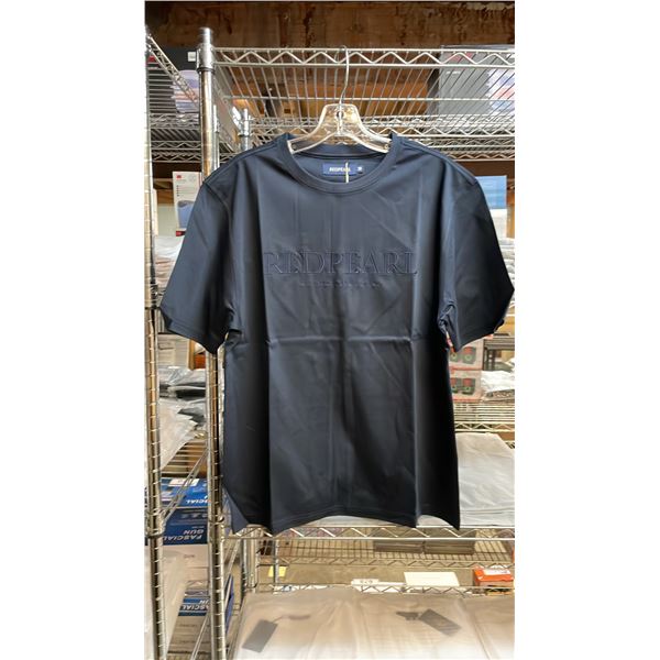 *NEW* (6) RED PEARL DESIGNER T-SHIRTS SIZE XL (NAVY BLUE)
