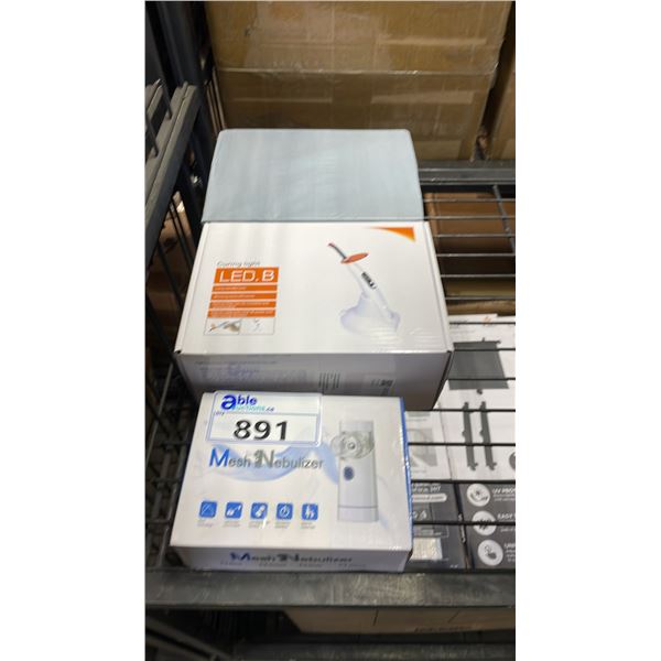 *NEW* (2) LED. B CURING LIGHTS & MESH NEBULIZER