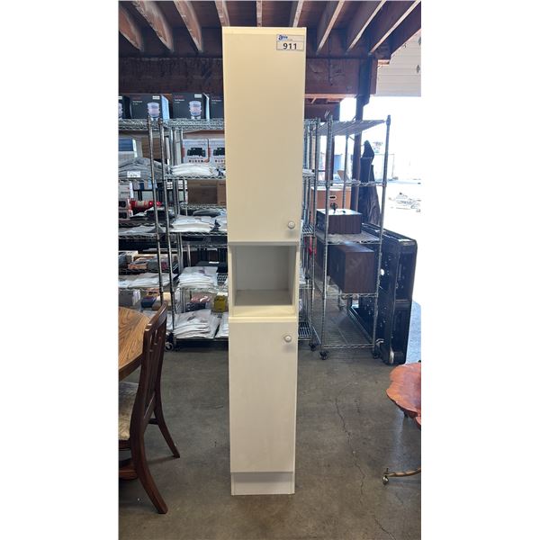 2-DOOR SLIM CABINET 12" X 16" X 78" (NO SHELVES)