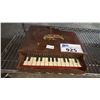 Image 1 : *WORKING* VINTAGE KIDS MINI PIANO (SOME DAMAGE ON TOP)