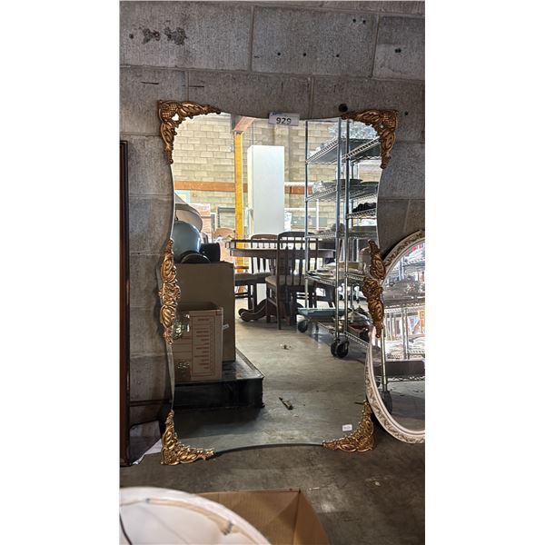 GILD FRAMED MIRROR 31" X 49"