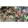 Image 2 : CHINESE JADE GLASS CHERRY BLOSSOM BONSAI TREE: 29" TALL