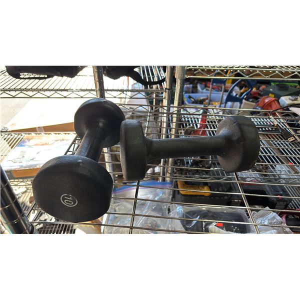 PAIR OF 10LB DUMBBELLS