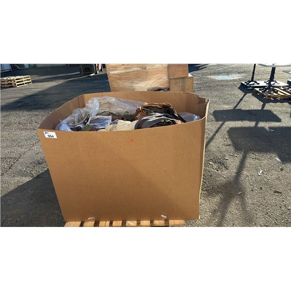 PALLET OF ASSORTED SET DEC CLOTHING & BELTS - *MUST TAKE ALL ON PALLET*