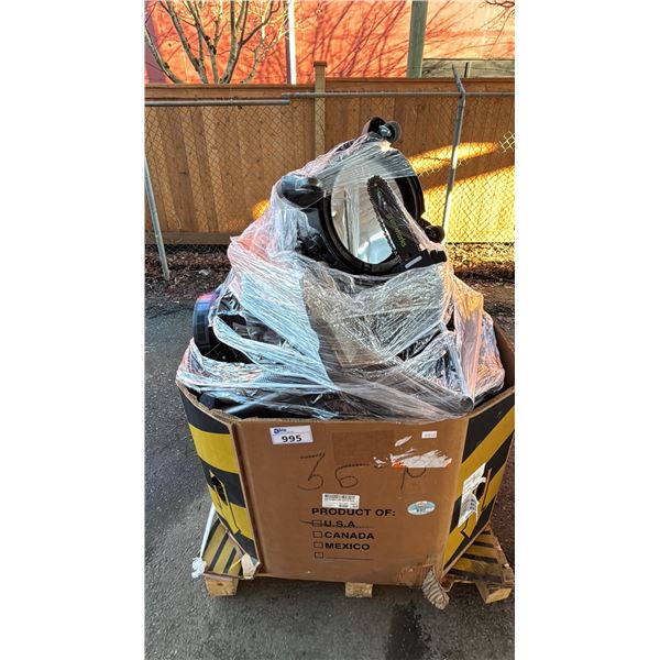 PALLET OF ASSORTED VACUUMS & GARDEN TOOLS - *WORKING CONDITION UNKNOWN/MAY BE MISSING PARTS AND OR