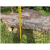 Image 16 : Carved Wooden Outdoor Bench 52" x 19" x 34"H & Table 38" x 57" x 20"H
