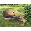 Image 4 : Carved Wooden Outdoor Bench 52" x 19" x 34"H & Table 38" x 57" x 20"H