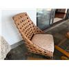 Image 6 : Rattan Side Chair w/ Woven Back & Seat Cushion 26" x 42"H w/ Wooden Table 20" x 23" x 10"H