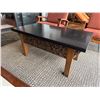 Image 12 : Wooden Slatted Loveseat w/ 2 Matching Chairs, Cushions & 2 Accent Tables, Misc Sizes