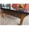 Image 13 : Wooden Slatted Loveseat w/ 2 Matching Chairs, Cushions & 2 Accent Tables, Misc Sizes