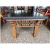 Image 14 : Wooden Slatted Loveseat w/ 2 Matching Chairs, Cushions & 2 Accent Tables, Misc Sizes
