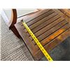 Image 9 : Wooden Slatted Loveseat w/ 2 Matching Chairs, Cushions & 2 Accent Tables, Misc Sizes