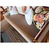 Image 11 : Wooden Sofa Lounger w/ Modern Design, Upholstered Back & Seat Cushions 87" x 34" x 30"H