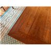 Image 12 : Carved Wooden Low Coffee Table w/ Floral Motif & Cabriole Legs 48" x 48" x 18"H