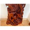 Image 8 : Large, Tall Carved Wooden Sculpture of Underwater Marine Life 36"W x 95"H