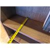 Image 12 : Wooden 5-Tier Shelving Unit (contents not included) 33" x 13" x 90"H