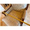 Image 10 : Oversized Upholstered French-Style Bergere Armchair 33" x 29" x 43"H