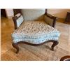 Image 4 : Oversized Upholstered French-Style Bergere Armchair 33" x 29" x 43"H