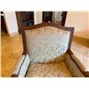 Image 5 : Oversized Upholstered French-Style Bergere Armchair 33" x 29" x 43"H