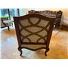 Image 6 : Oversized Upholstered French-Style Bergere Armchair 33" x 29" x 43"H