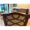 Image 7 : Oversized Upholstered French-Style Bergere Armchair 33" x 29" x 43"H