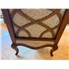 Image 8 : Oversized Upholstered French-Style Bergere Armchair 33" x 29" x 43"H