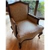 Image 1 : Oversized Upholstered French-Style Bergere Armchair 33" x 29" x 43"H