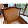 Image 3 : Oversized Upholstered French-Style Bergere Armchair 33" x 29" x 43"H