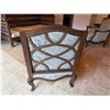 Image 9 : Oversized Upholstered French-Style Bergere Armchair 33" x 29" x 43"H