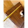 Image 8 : Wooden Bamboo-Motif Media Console or TV Stand 63" x 20" x 24"H (contents not included)