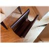 Image 4 : Curved Wooden Magazine Rack 19" x 10"