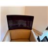 Image 3 : Qty 2  Wooden Armchairs w/ Upholstered Seats & Backs 18" x 18" x 35"H (rack not included)